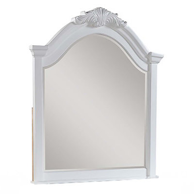 Estrella 41"x43" Mirror, White Finish