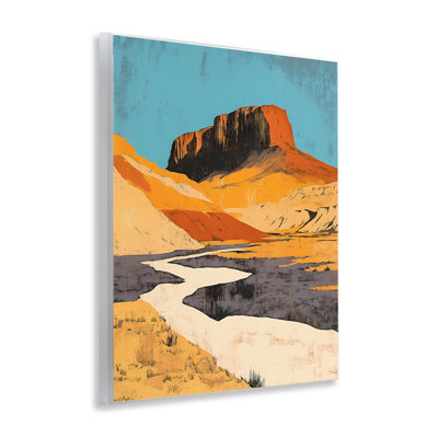 Plaque murale rétro Canyon Pass, design par Walker Noble