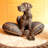 Urban Denim Round Dog Bed-6144161-11097440