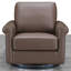 Fauteuil pivotant en cuir Pruszkow-104707285