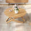 Table basse ronde 2 en 1 avec hauteur réglable, 16,5 po pour table basse, 29,5 po pour table basse