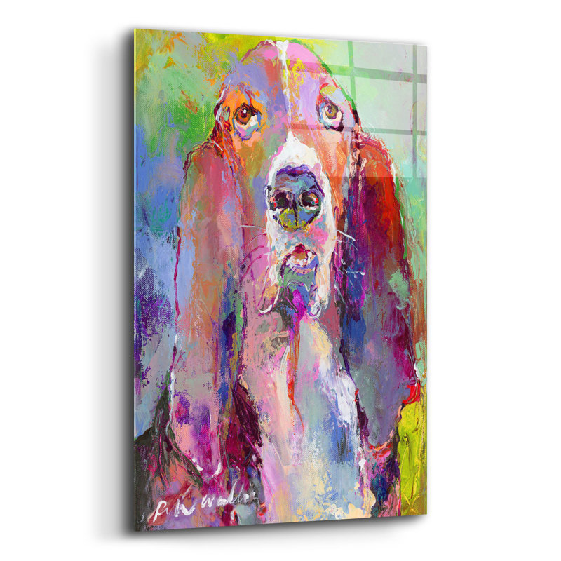 «Art Basset Hound» par Richard Wallich, H 24 po x l 16 po