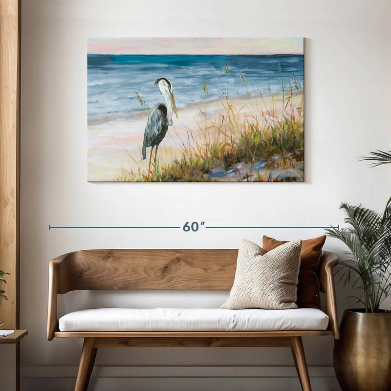 Brampt Heron Ocean View, 30" H x 45" W