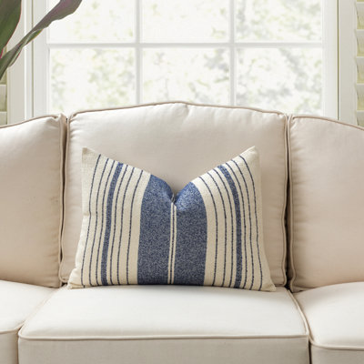 Housse et insert de coussin rectangulaire en mélange de coton Leiter