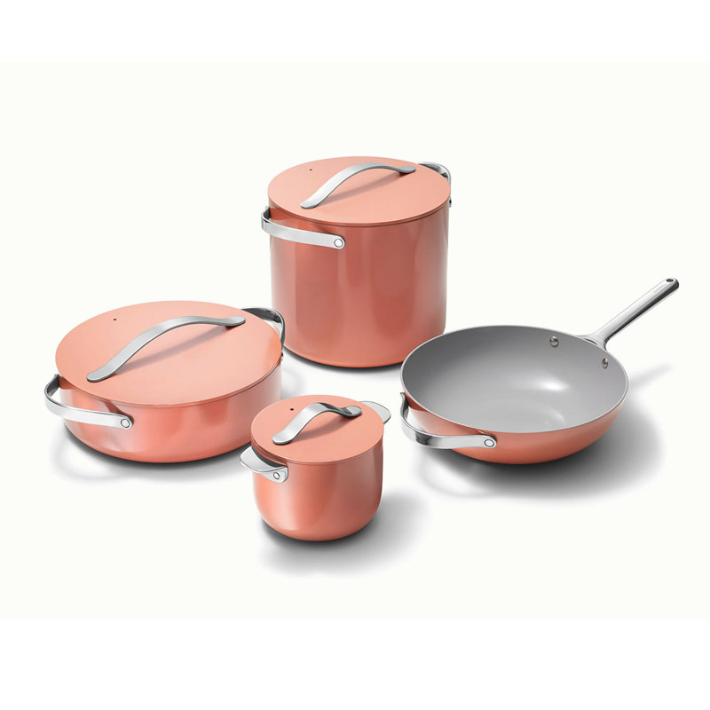 Caraway Batterie de cuisine antiadhésive + ensemble, Perracotta