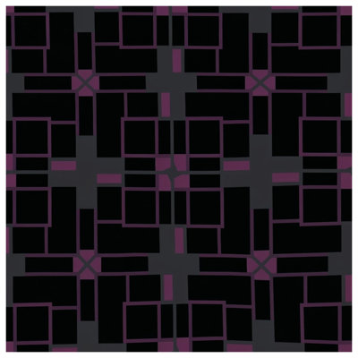 Couette à carrés noirs