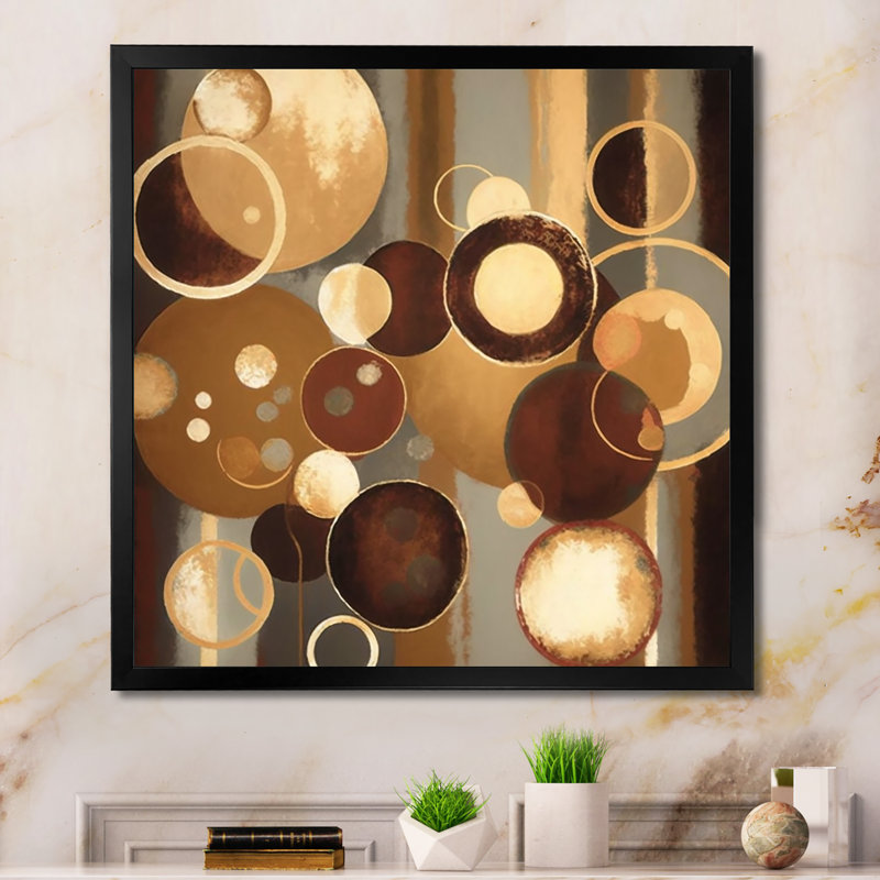 «Aged Barrel Universes II», reproduction sur toile, Cadre photo noir, H 16 po x l 16 po x P 1 po