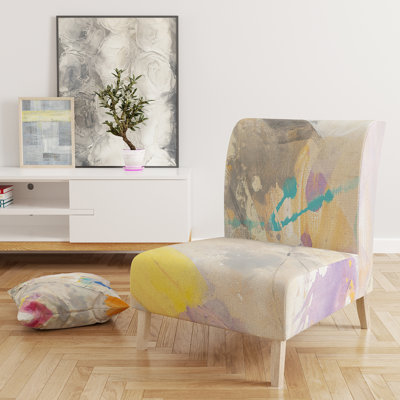 Fauteuil de chambre rembourré Spring Minimalist Confetti I - Modern