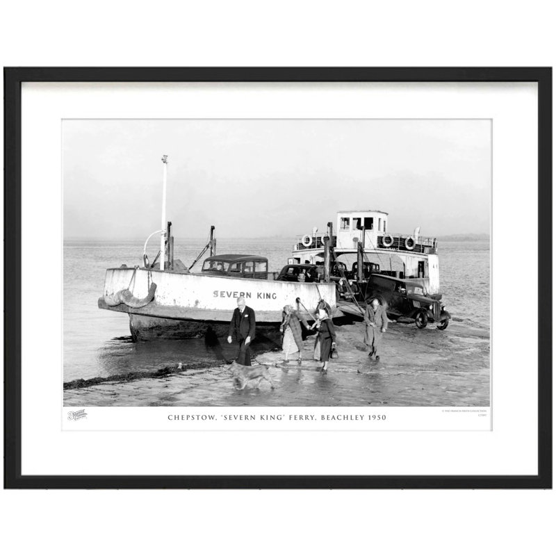 Baldock, White Horse Street 1925 1 Piece Single Picture Frame Wall Art, 40cm H x 50cm W x 2.3cm D