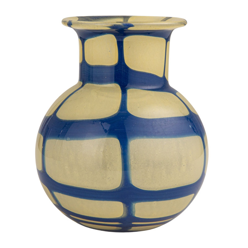 Vase en verre avec design