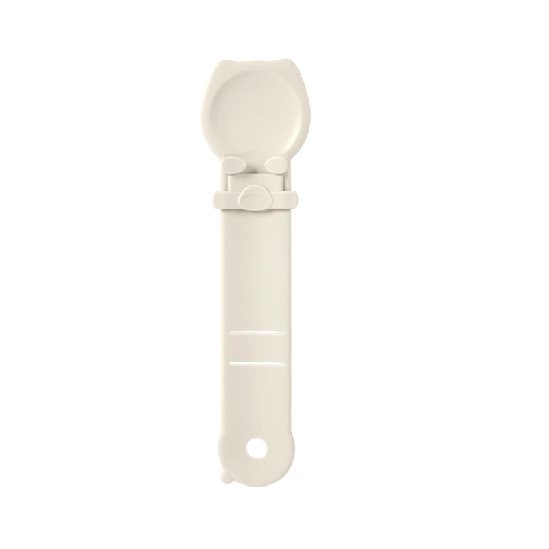 Cuillère d'alimentation pour animaux pour gâteries pour chats, 5,7 po x 2,56 po, Beige