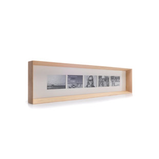 Prado Wood Bevelled Picture Frame with Mat