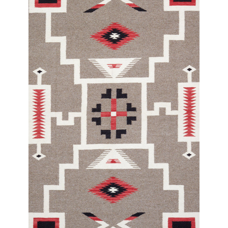 5'X8' Southwestern Area Rug in Mocha