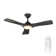 Ceiling Fan with Lights Remote Control, 42-Inch, Silent DC Motor, 6 Speed, Dimmable LED Light, 3-Blades