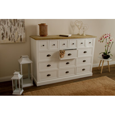 Fultondale 141cm W 15 - Drawer Chest of Drawers