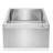 24 " L x 24 " W Silver Floor Service Sink