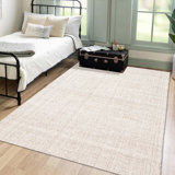 Tapis crème Timeless 5 pi 4 po x 7 pi 7 po