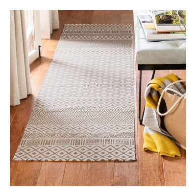 Yoko Hand Loomed Cotton Geometric Rug