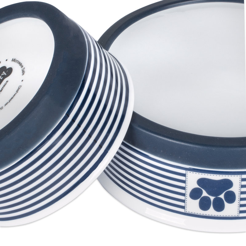Bol pour animal de compagnie, Bleu nautique