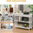 Console Hallway Table With Extra Wide Pull Out Drawer, Open Shelves And  Frame Design,-107122578