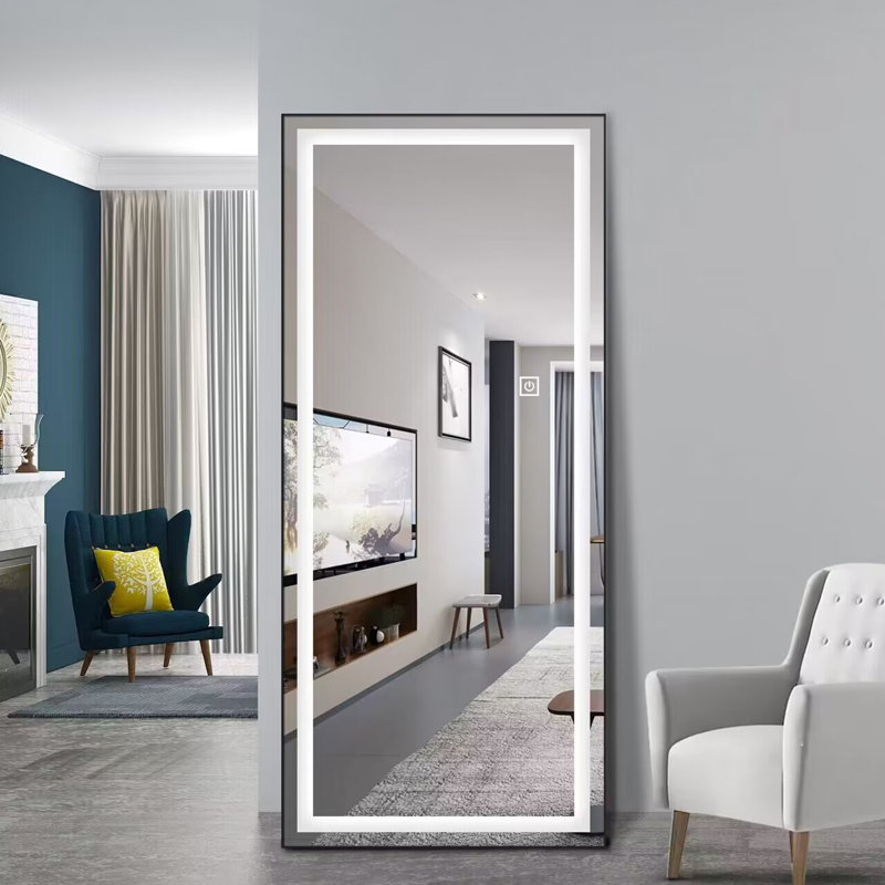 Ardara Aluminium Frame Rectangle Wall and Leaning Mirror