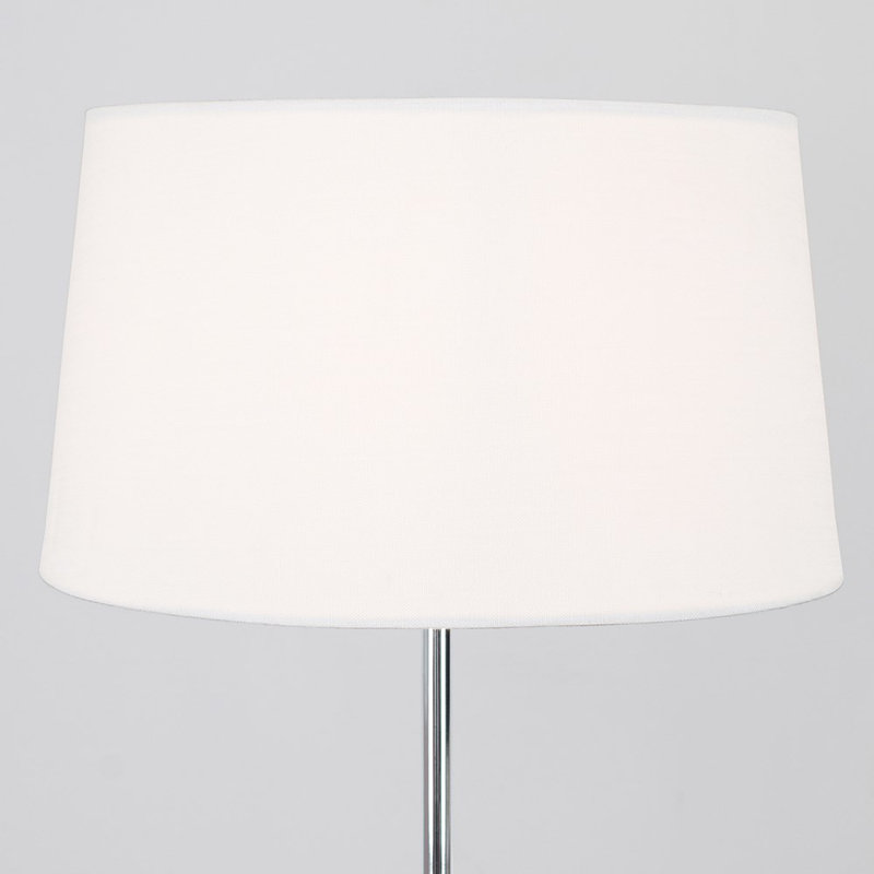 Bekbele 147cm Traditional Floor Lamp, White, LED Bulb