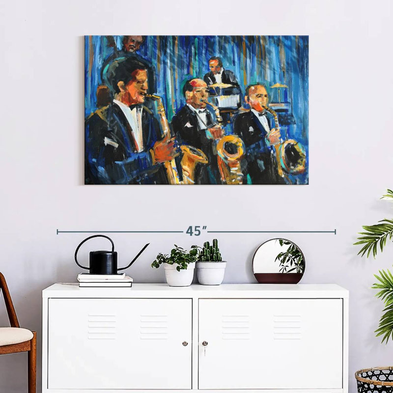 Abarca Horn Section, 24" H x 36" W