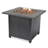 Endless Summer, 30" Square LP Gas Outdoor Fire Pit with Decorative Tile Mantel