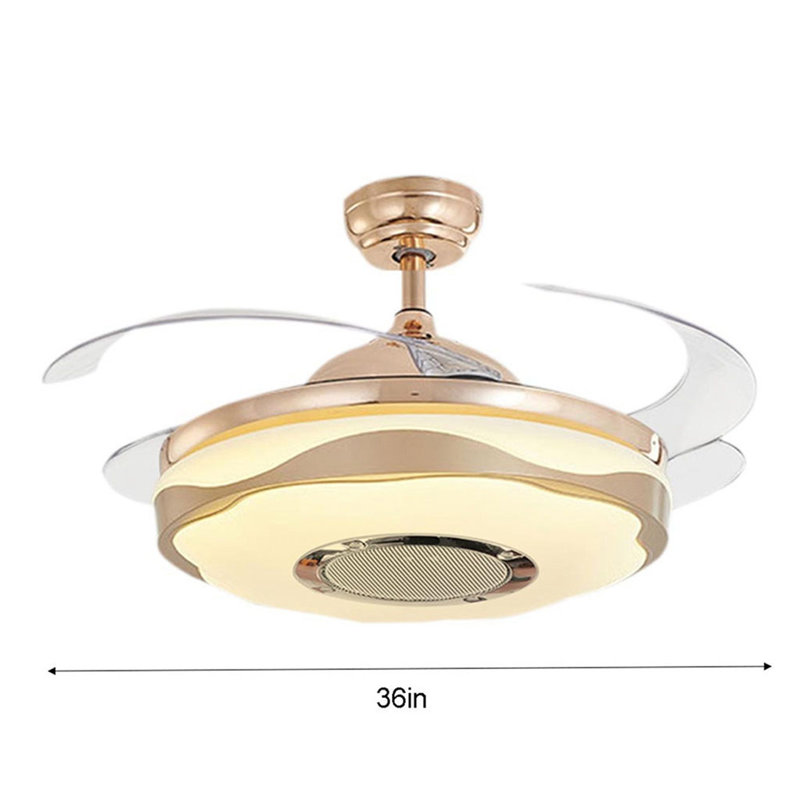 Anniah Ceiling Fan with LED Lights