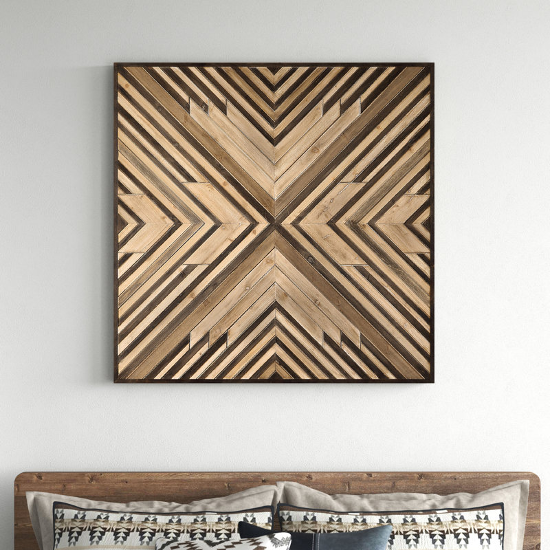 shabby chic wall art: Solid Wood Abstract Wall Decor