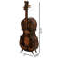  Support à vin en forme de violoncelle 10 bouteilles Support métallique autoportant Vintage