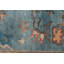 Tapis bleu moderne Oushak 9 pi 9 po x 14 pi 0 po