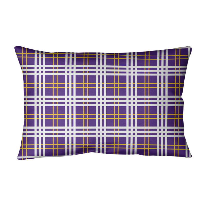 Housse de coussin rectangulaire Luxury Minnesota/insert, Mauve / doré / blanc, Cuir / Suède