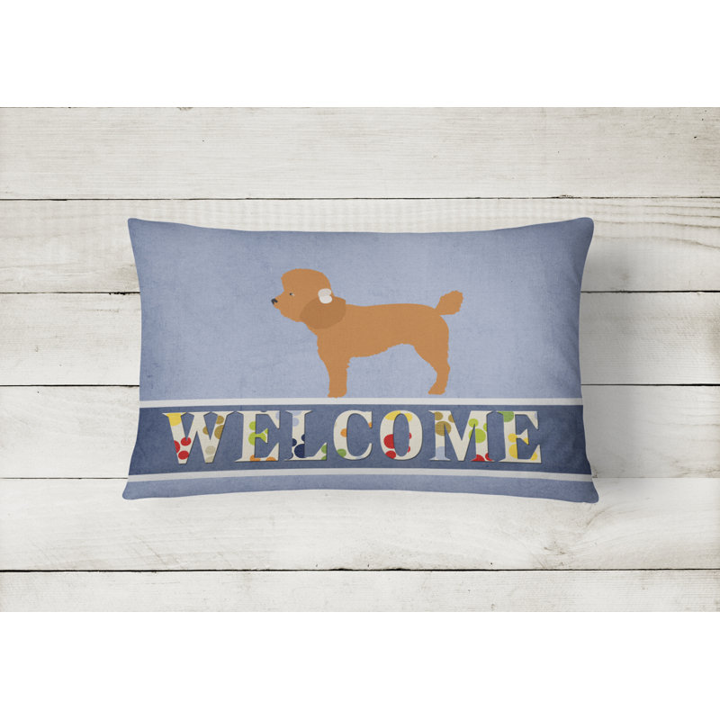  Coussin décoratif intérieur / extérieur Toy Poodle