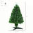 2.5Ft Tall Pre-Lit Douglas Fir Tabletop Artificial Christmas Tree With Realistic Branches, Fiber Optic LED Lights And 85 Tips, Green