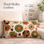 Floral Multi-colored Rectangular Lumbar Cushion