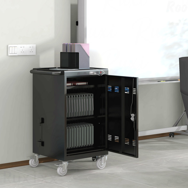 Chariot de charge mobile et armoire de rangement pour tablettes 35 ordinateurs portables