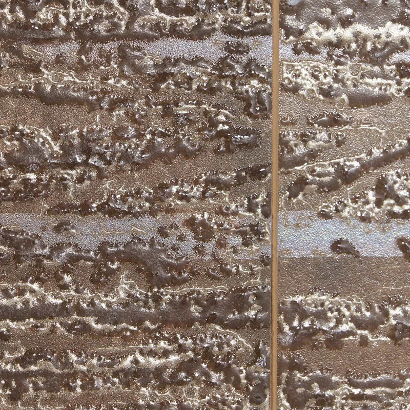 Twilight 12X48 Metal Look Porcelain Tile, Deco Oxide