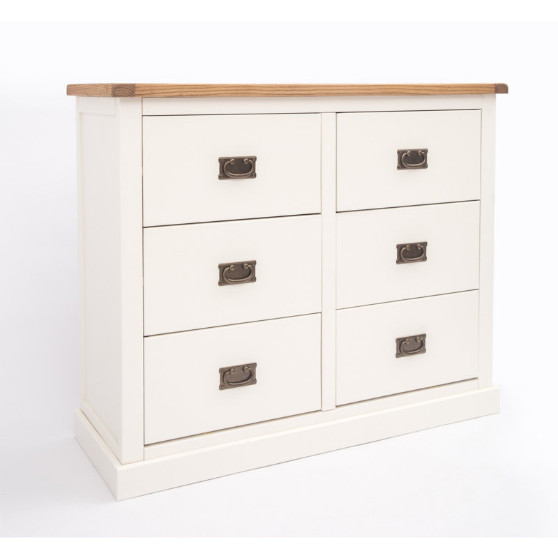Abu 110cm W 6 - Drawer Chest of Drawers