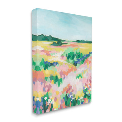 «Abstract Vivid Meadow» par June Erica Vess sur toile