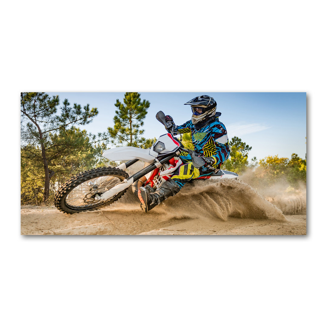 Motocross - Kunstdrucke auf Leinwand - Wrapped Canvas