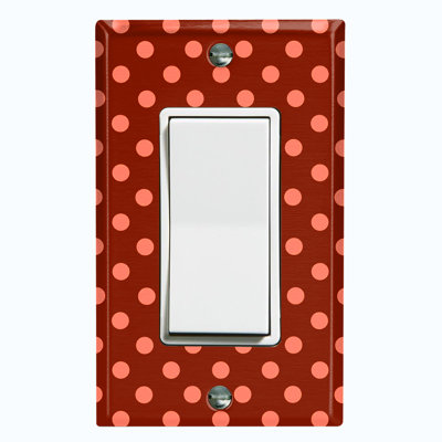Patterned 1 - Gang Rocker Standard Wall Plate