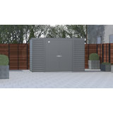 Remise de rangement horizontale en acier l 10 pi x P 4 pi