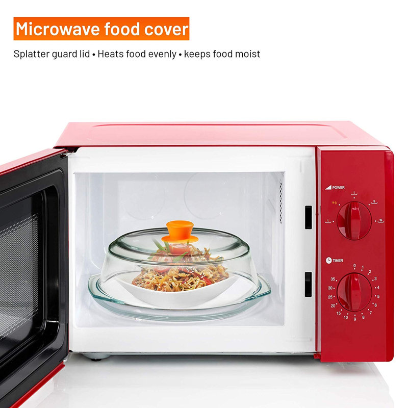 Couvercle en verre Bezrat, Orange