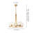 5-Light 24.4" Transitional Wagon Wheel Chandelier with Globes Glass Shades