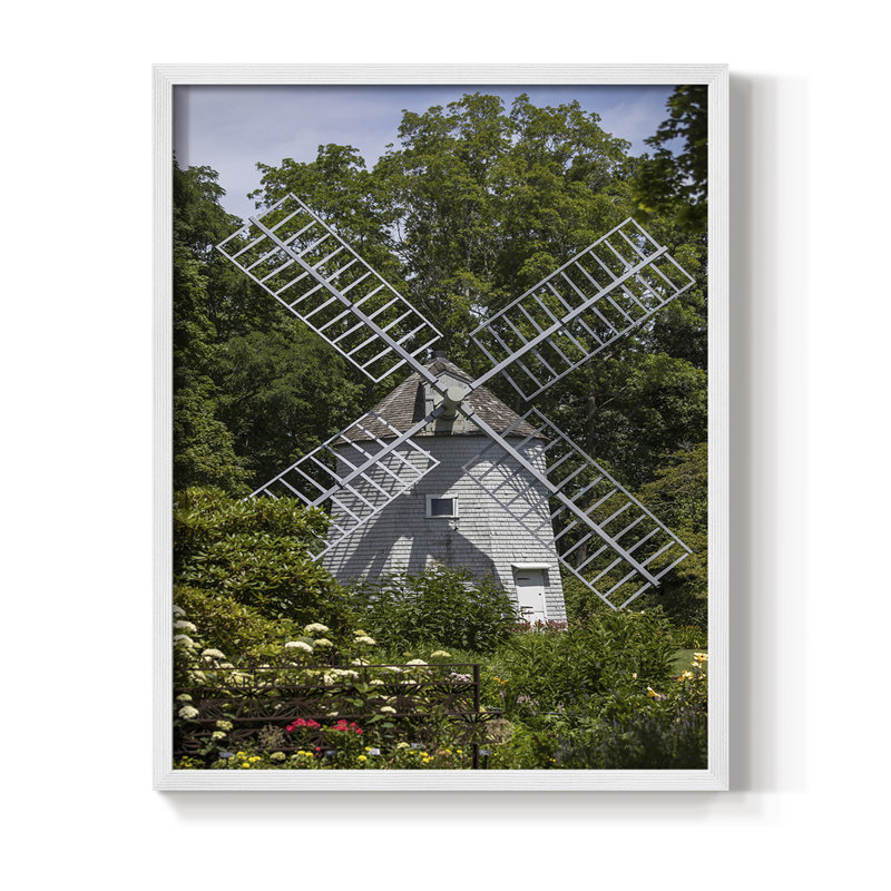 «Memories of Holland», reproduction encadrée - bois massif, Blanc, H 14 po x l 11 po