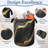 Marble Laundry Basket,Foldable Waterproof Oxford Cloth Tote Bag  Flowing Marble Laundry Hamper With Handles, Clothes Storage Bucket Organizer For Laundry Room, Bathroom, Bedroom