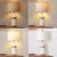 Lampe de table en résine Madysan USB