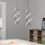 1 - Light Grey LED Unique/Statement Pendant