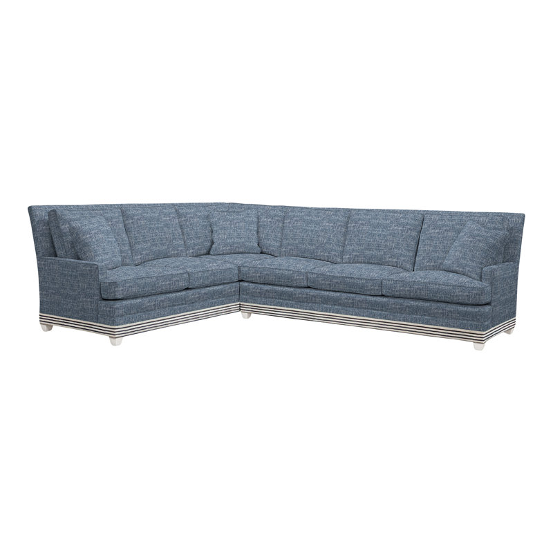 Riverside Chaise Sectional, Callaloo Cotton, No, Casa Blanca